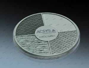 Laser Texturing on Metal