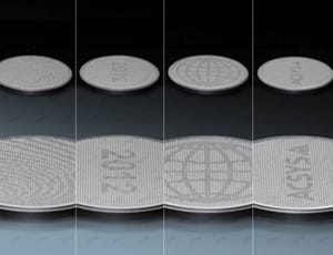 3D Laser Engraving with  4 Latent Images