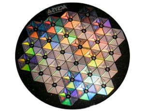 Laser Micro Texturing : Rainbow Effects