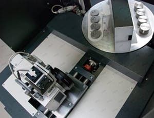 Laser Engraving Automation of multi-position dial workstation
